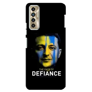 Чохол для TECNO Camon 17P (CG7n) (AlphaPrint - с принтом Зеленського) (В. Зеленский)