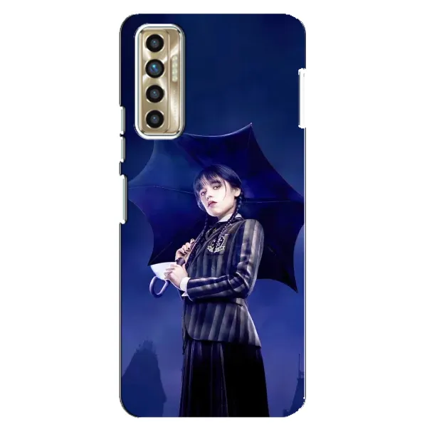 Чохол з принтом «Венсдей» для TECNO Camon 17P (CG7n)