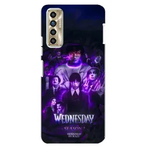 Чохол з дизайном Венздей 2 на TECNO Camon 17P (CG7n)