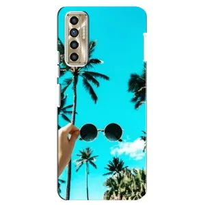 Силіконовий чохол з КАРТИНКАМИ літо для TECNO Camon 17P (CG7n) (AlphaPrint) (Погляд літо)