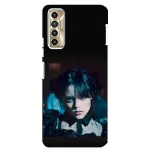 Чохли Венсдей на TECNO Camon 17P (CG7n) Уенсдей (AlphaPrint) (погляд Венздей)