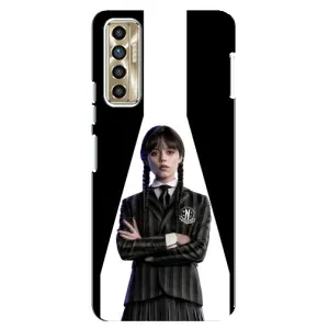 Чохли Венсдей на TECNO Camon 17P (CG7n) Уенсдей (AlphaPrint) (W-Wednesday)