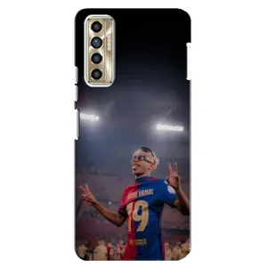 Чохол з футболістом Ламін Ямаль TECNO Camon 17P (CG7n) (Ямаль на стадіоні)