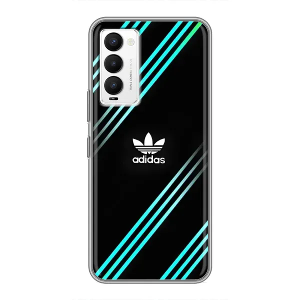 Чехол с принтом «Адидас с полосами» для TECNO Camon 18 / Camon 18P Чехол с принтом «Адидас с полосами» для TECNO Camon 18 / Camon 18P