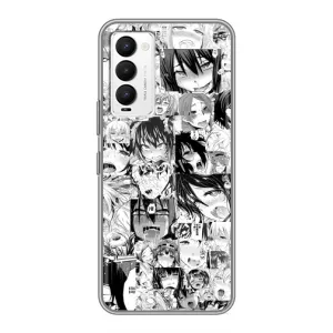 Чехол с принтом «Ahegao manga» для TECNO Camon 18 / Camon 18P