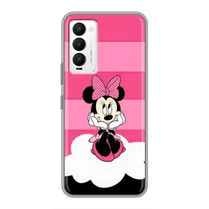 Міккі Маус чохол для Tecno Camon 18 / Camon 18P (AlphaPrint - Мультяшні) (Дівчинка Maus)