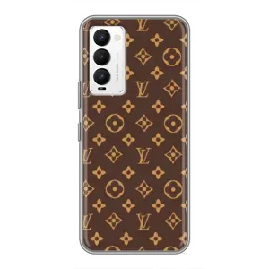 Чохли Луі Вітон для Tecno Camon 18 / Camon 18P (AlphaPrint - LOUIS VUITTON) (фон LOUIS VUITTON)