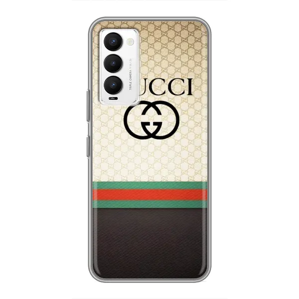 Чехол с принтом «GUCCI стиль» для TECNO Camon 18 / Camon 18P