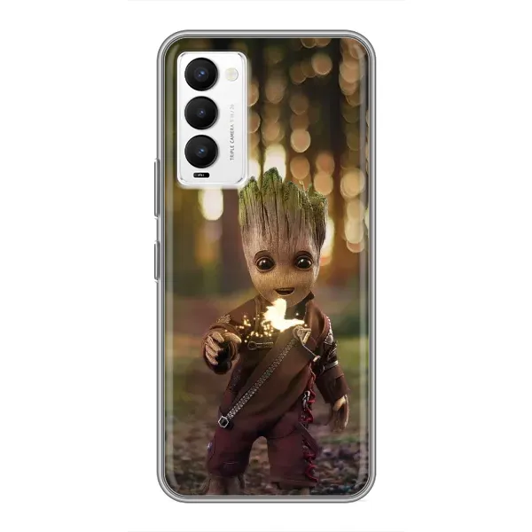 Чохол з принтом «I am Groot» для TECNO Camon 18 / Camon 18P