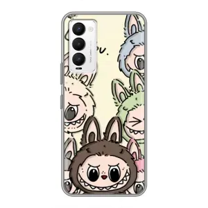 Чохол з Лабубу на Tecno Camon 18 / Camon 18P (Золота мавпа Bored Ape)