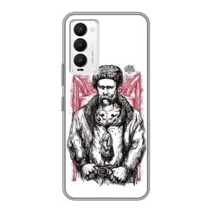 Чохли для Tecno Camon 18 / Camon 18P с принтом Тараса Шевченко (AlphaPrint) (Козак Шевченко)