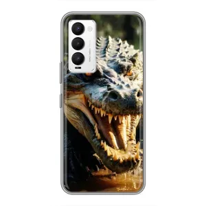 Чохол з картинкою 'Хижаки' для Tecno Camon 18 / Camon 18P (Небезпечний крокодил)