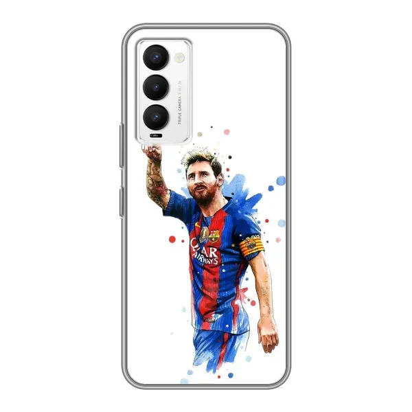 Чехол с принтом «Лео Месси» для TECNO Camon 18 / Camon 18P Чехол с принтом «Лео Месси» для TECNO Camon 18 / Camon 18P