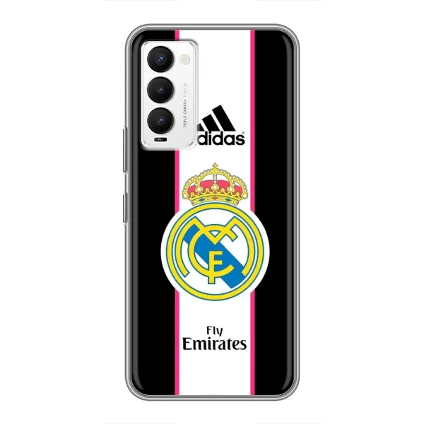 Чохол з принтом «лого Real Madrid» для TECNO Camon 18 / Camon 18P