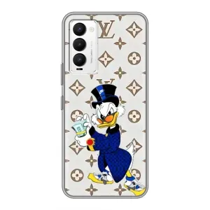 Чехлы для Tecno Camon 18 / Camon 18P - Скрудж МакДак Louis Vuitton (PREMIUMPrint) (Макдак на стиле)