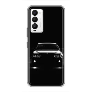 Чехол для Техно Камон 18 / Камон 18п - с принтом БМВ (AlphaPrint) (Машина BMW)