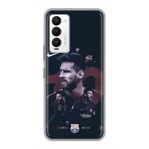Чехлы Месси для Tecno Camon 18 / Camon 18P (AlphaPrint) (Месси 10)
