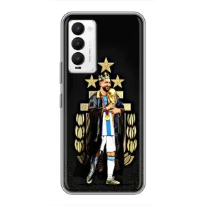 Чохли для Tecno Camon 18 / Camon 18P (Leo чемпіон) (AlphaPrint) (Мессі Король)
