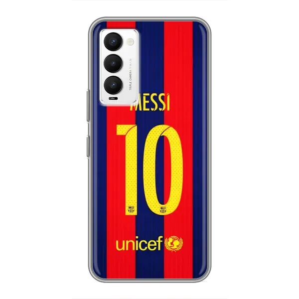 Чехол с принтом «Messi Barca 10» для TECNO Camon 18 / Camon 18P Чехол с принтом «Messi Barca 10» для TECNO Camon 18 / Camon 18P