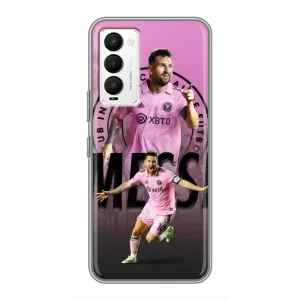 Чохли для ТЕКНО Камон 18 / Камон 18П - Лео Мессі Маямі (Messi Miami)