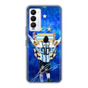 Чохли для Tecno Camon 18 / Camon 18P (Leo чемпіон) (AlphaPrint) (Мессі збірна)