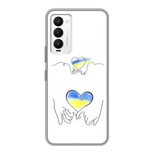 Чохол для Патріота України Tecno Camon 18 / Camon 18P - (AlphaPrint) (Мир Україні)