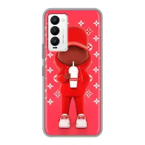 Круті Чохли Луі Віттон для Tecno Camon 18 / Camon 18P (AlphaPrint) (Модний стиль)