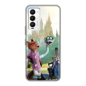 Чохол Зоотрополіс на Tecno Camon 18 / Camon 18P (Герої мультфільму Зоотрополіс)