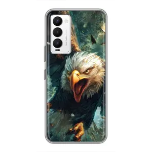 Чохол з картинкою 'Хижаки' для Tecno Camon 18 / Camon 18P (Орел у польоті)