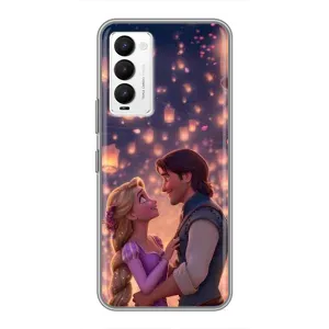 Чохол Рапунцель для Tecno Camon 18 / Camon 18P (Принцеса та принц)