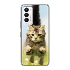 Чохли з Котиками для Tecno Camon 18 / Camon 18P (VPrint) (Прижок кота)