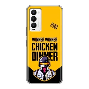 Чеjхол PUBG для ТЕКНО Камон 18 / Камон 18П (AlphaPrint) (Pubg шолом)