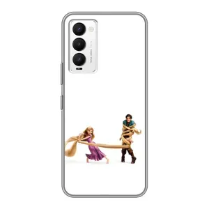 Чохол Рапунцель для Tecno Camon 18 / Camon 18P (Рапунцель та Флін)