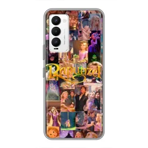 Чохол Рапунцель для Tecno Camon 18 / Camon 18P (Колаж Рапунцель)