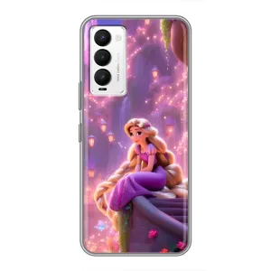 Чохол Рапунцель для Tecno Camon 18 / Camon 18P (Рапунцель у замку)