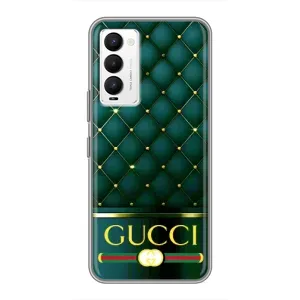 Чохли GUCCI для ТЕКНО Камон 18 / Камон 18П (AlphaPrint) (Текстура Гуччі)