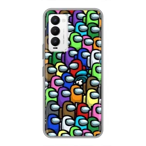 Чохли Амонг Ас для Tecno Camon 18 / Camon 18P (AlphaPrint) (Убитий)