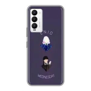 Чохли Венсдей на Tecno Camon 18 / Camon 18P Уенсдей (AlphaPrint) (Венздей і подруга)