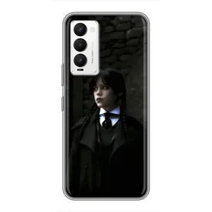Чохол з дизайном Венздей 2 на Tecno Camon 18 / Camon 18P (Темний стиль Венздей)
