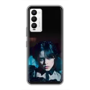 Чохли Венсдей на Tecno Camon 18 / Camon 18P Уенсдей (AlphaPrint) (погляд Венздей)