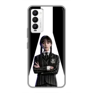 Чохли Венсдей на Tecno Camon 18 / Camon 18P Уенсдей (AlphaPrint) (W-Wednesday)
