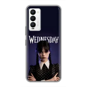 Чохли Венсдей на Tecno Camon 18 / Camon 18P Уенсдей (AlphaPrint) (Wednesday)
