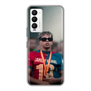 Чохол з футболістом Ламін Ямаль Tecno Camon 18 / Camon 18P (Ямаль Барса)