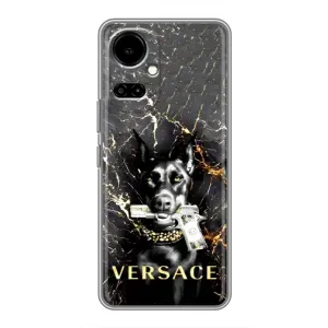 Чохли VERSACE для ТЕКНО Камон 19 (CI6n) / 19 Про (CI8n) (PREMIUMPrint) (AlphaPrint-ген.)