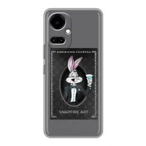 Бренднові Чохли для TECNO Camon 19 (CI6n) / 19 Pro (CI8n) - (PREMIUMPrint) (Бакс Бані LV)