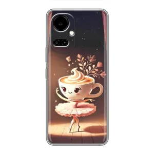 Чехол с мемом Тралалело тралала на TECNO Camon 19 (CI6n) / 19 Pro (CI8n) (Балерина капучина)