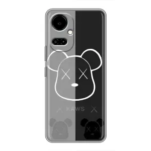 Чохли для TECNO Camon 19 (CI6n) / 19 Pro (CI8n) - Bearbrick Louis Vuitton (PREMIUMPrint) (БеарБрік очі)