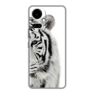 Чохли з картинкою животних TECNO Camon 19 (CI6n) / 19 Pro (CI8n) (Білий Тигр)