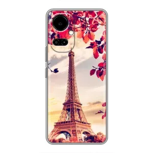 Чехол Эйфелева Башня для TECNO Camon 19 (CI6n) / 19 Pro (CI8n) - (AlphaPrint) (Эйфелева Башня)