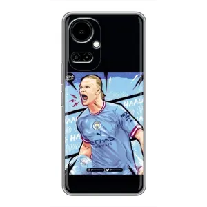 Чехлы с футболистом Ерлинг Холанд для TECNO Camon 19 (CI6n) / 19 Pro (CI8n) (AlphaPrint) (гол Эрлинг Холланд)